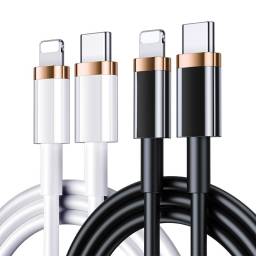SJ485   Cable de Datos U63  Tipo C a Lightning  20W/PD  2M  Blanco