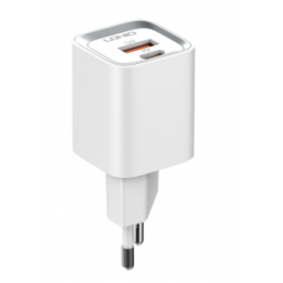 A2318C   Cargador Pared  microUSB  20W  PD/QC3.0  Carga Rpida  Blanco  LDNIO