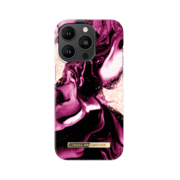 Fashion Case Apple iPhone 14Pro   Golden Ruby Marble  Ideal of Sweden