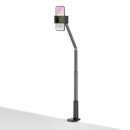 ZB255   Soporte de telfono  Metal  Ajustable  Negro  USAMS