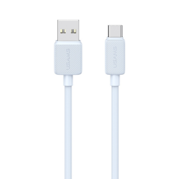 Cable de Datos USB  A a Tipo C SJ693   3A  2M  Celeste  USAMS