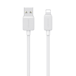 Cable de Datos USB  A a Lightning  SJ694   2.4A  2M  Blanco  USAMS