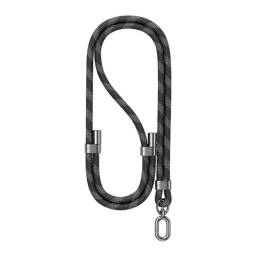 Correa para Cuello Ajustable   8mm  160cm  NegroGris  ZB316  USAMS