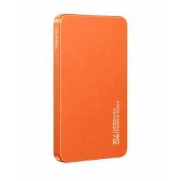 Power Bank Magn�tico 10.000mAh   Carga Inal�mbrica  20W  Aluminio  Anaranjado  CD242 USAMS